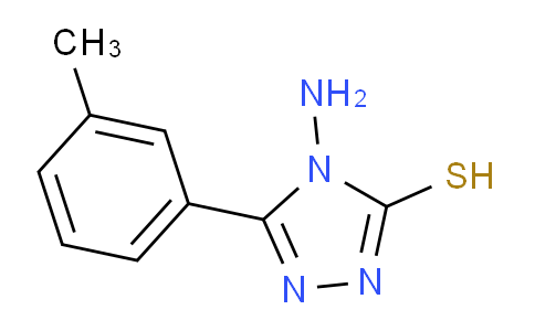 CAS No. 105576-60-1, 4-Amino-5-(m-tolyl)-4H-1,2,4-triazole-3-thiol