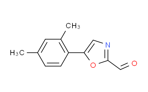 CAS No. 1352536-98-1, 5-(2,4-Dimethylphenyl)oxazole-2-carbaldehyde