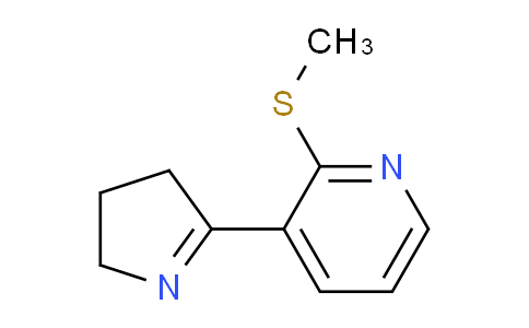 CAS No. 1352537-82-6, 3-(3,4-Dihydro-2H-pyrrol-5-yl)-2-(methylthio)pyridine