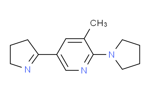 CAS No. 1352540-31-8, 5-(3,4-Dihydro-2H-pyrrol-5-yl)-3-methyl-2-(pyrrolidin-1-yl)pyridine