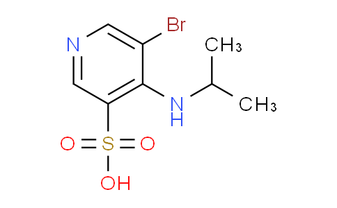 CAS No. 1352541-22-0, 5-Bromo-4-(isopropylamino)pyridine-3-sulfonic acid