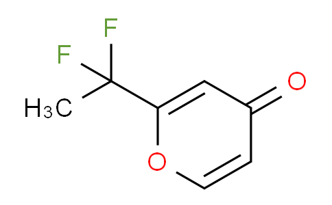 CAS No. 1353572-37-8, 2-(1,1-Difluoroethyl)-4H-pyran-4-one