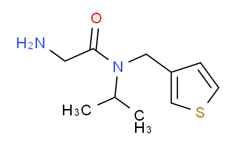 CAS No. 1353956-43-0, 2-Amino-N-isopropyl-N-(thiophen-3-ylmethyl)acetamide