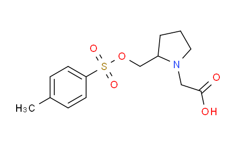 CAS No. 1353982-52-1, 2-(2-((Tosyloxy)methyl)pyrrolidin-1-yl)acetic acid