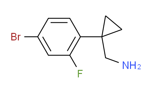 CAS No. 1379313-62-8, 1-(4-Bromo-2-fluorophenyl)cyclopropanemethanamine