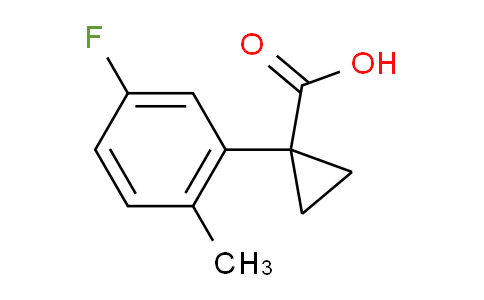 CAS No. 1314763-51-3, 1-(5-Fluoro-2-methylphenyl)cyclopropanecarboxylic Acid