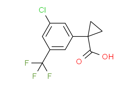 CAS No. 1314770-57-4, 1-[3-Chloro-5-(trifluoromethyl)phenyl]cyclopropanecarboxylic Acid