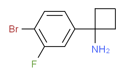 CAS No. 1314785-90-4, 1-(4-Bromo-3-fluorophenyl)cyclobutanamine