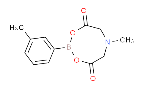 CAS No. 1313614-61-7, 2-(3-Methylphenyl)-6-methyl-1,3,6,2-dioxazaborocane-4,8-dione