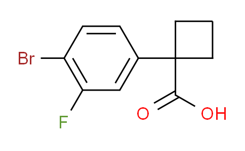 CAS No. 1314661-82-9, 1-(4-Bromo-3-fluorophenyl)cyclobutanecarboxylic Acid