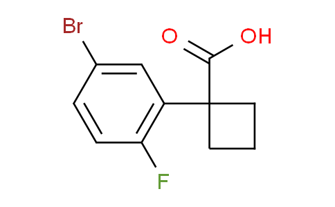 MC819605 | 1314667-66-7 | 1-(5-Bromo-2-fluorophenyl)cyclobutanecarboxylic Acid