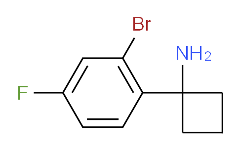 CAS No. 1314673-53-4, 1-(2-Bromo-4-fluorophenyl)cyclobutanamine