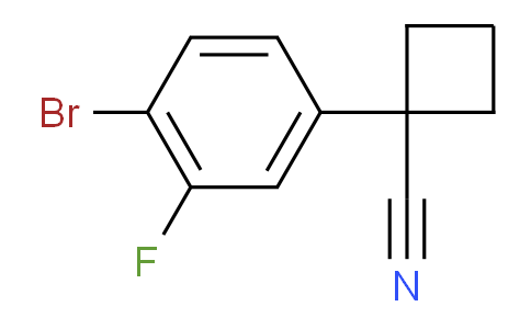CAS No. 1314703-96-2, 1-(4-Bromo-3-fluorophenyl)cyclobutanecarbonitrile