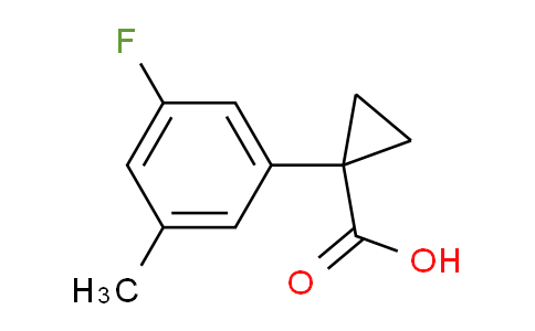 CAS No. 1314722-37-6, 1-(3-Fluoro-5-methylphenyl)cyclopropanecarboxylic Acid