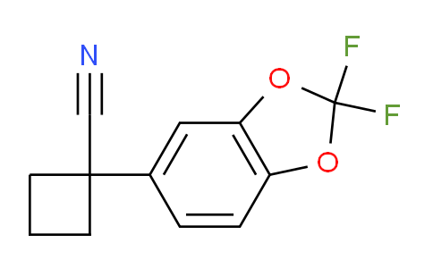 CAS No. 1314748-31-6, 1-(2,2-Difluoro-1,3-benzodioxol-5-yl)cyclobutanecarbonitrile