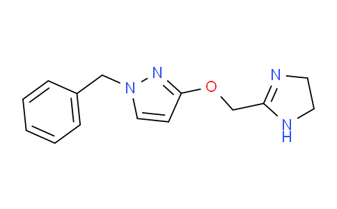CAS No. 139992-17-9, 1-Benzyl-3-((4,5-dihydro-1H-imidazol-2-yl)methoxy)-1H-pyrazole