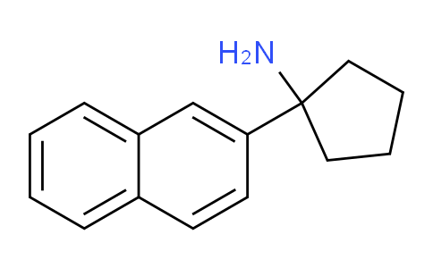 CAS No. 1342766-15-7, 1-(2-Naphthyl)cyclopentanamine