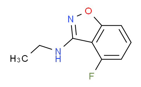 CAS No. 1344687-54-2, N-Ethyl-4-fluorobenzo[d]isoxazol-3-amine
