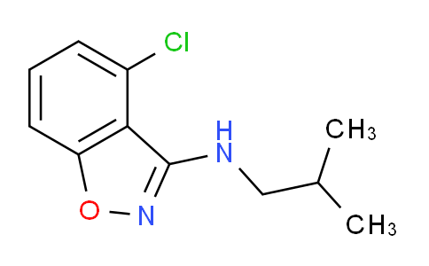 CAS No. 1344688-41-0, 4-Chloro-N-isobutylbenzo[d]isoxazol-3-amine