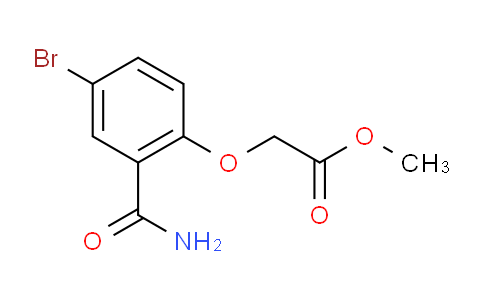 CAS No. 1400645-33-1, Methyl (4-bromo-2-carbamoyl-phenoxy)acetate