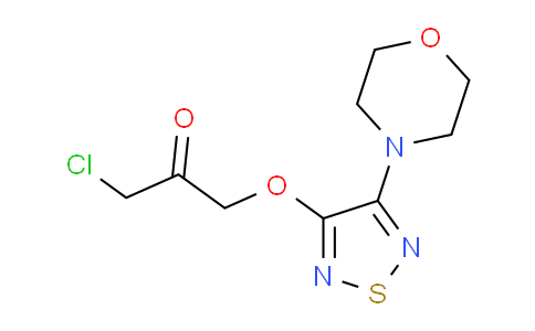 CAS No. 110638-01-2, 1-Chloro-3-((4-morpholino-1,2,5-thiadiazol-3-yl)oxy)propan-2-one