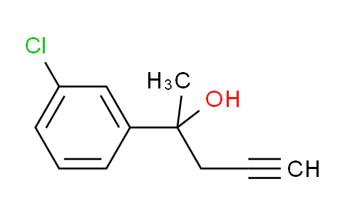 CAS No. 1341969-67-2, 2-(3-Chlorophenyl)-4-pentyn-2-ol