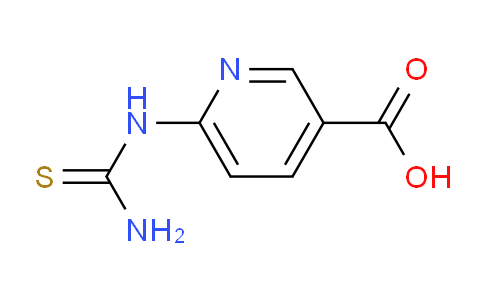 CAS No. 639858-73-4, 6-[(aminothioxomethyl)amino]-3-Pyridinecarboxylic acid