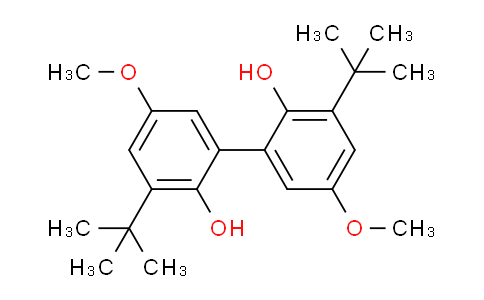 CAS No. 14078-41-2, 3,3'-Di-tert-butyl-5,5'-dimethoxy-[1,1'-biphenyl]-2,2'-diol