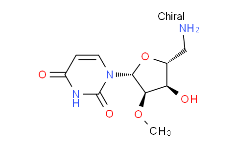 CAS No. 194034-69-0, 1-((2R,3R,4R,5R)-5-(aminomethyl)-4-hydroxy-3-methoxytetrahydrofuran-2-yl)pyrimidine-2,4(1H,3H)-dione