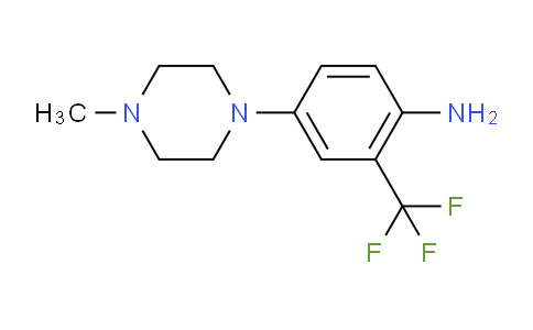 CAS No. 863675-89-2, 4-(4-Methyl-1-piperazinyl)-2-(trifluoromethyl)aniline