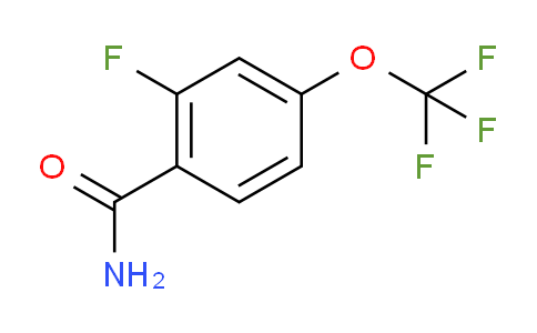 CAS No. 1240257-18-4, 2-Fluoro-4-(trifluoromethoxy)benzamide