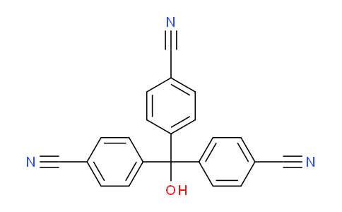 CAS No. 117678-98-5, Tris(4-cyanophenyl)methanol