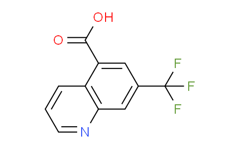 CAS No. 959034-77-6, 7-(trifluoromethyl)quinoline-5-carboxylic acid