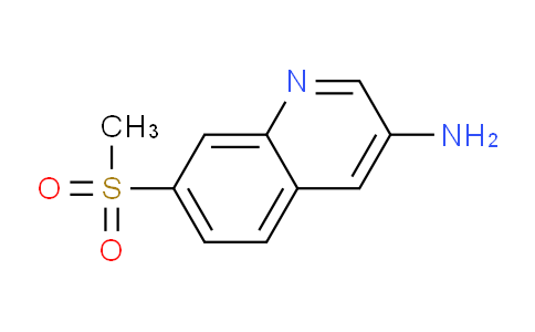 CAS No. 944401-82-5, 7-(methylsulfonyl)quinolin-3-amine
