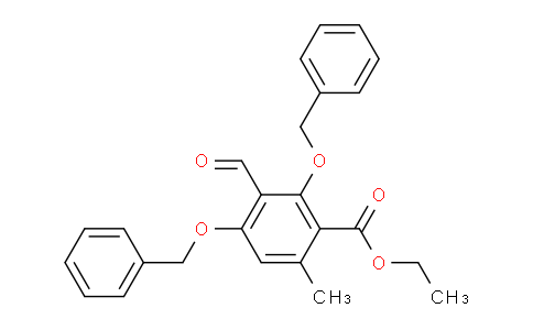CAS No. 219700-88-6, Ethyl 2,4-dibenzyloxy-3-formyl-6-methylbenzoate