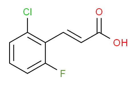 CAS No. 206986-82-5, (E)-3-(2-chloro-6-fluorophenyl)acrylic acid