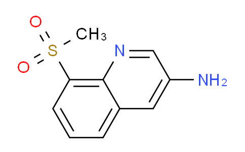 CAS No. 347146-20-7, 8-(methylsulfonyl)quinolin-3-amine