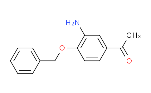 CAS No. 14347-15-0, 1-(3-Amino-4-(benzyloxy)phenyl)ethanone