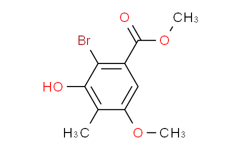CAS No. 72922-64-6, Methyl 2-bromo-3-hydroxy-5-methoxy-4-methylbenzoate