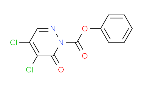 CAS No. 1202680-24-7, phenyl 4,5-dichloro-6-oxopyridazine-1(6H)-carboxylate