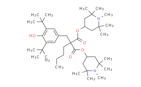 63843-89-0 | Bis(1,2,2,6,6-pentamethyl-4-piperidyl) [[3,5-bis(1,1-dimethylethyl)-4-hydroxyphenyl]methyl]butylmalonate