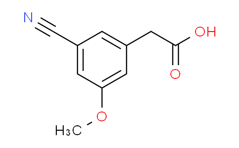 CAS No. 1261673-75-9, (3-cyano-5-methoxyphenyl)acetic acid