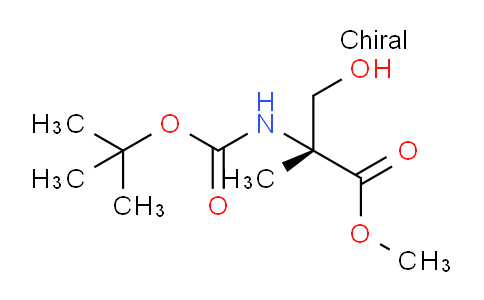 CAS No. 188476-33-7, N-Boc-2-methyl-D-serine methyl ester