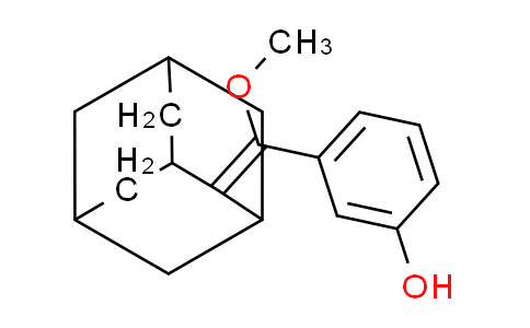 CAS No. 121445-45-2, 3-(Adamantan-2-ylidene(methoxy)methyl)phenol