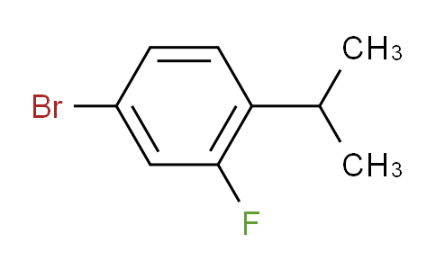 CAS No. 112611-87-7, 4-Bromo-2-fluoro-1-isopropylbenzene