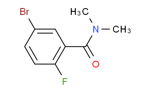 CAS No. 188723-78-6, 5-Bromo-2-fluoro-N,N-dimethylbenzamide