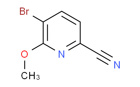 CAS No. 1261269-71-9, 5-Bromo-6-methoxypicolinonitrile