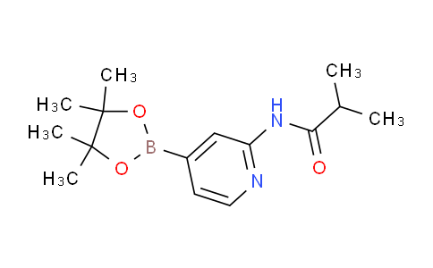 CAS No. 1286230-84-9, N-(4-(4,4,5,5-tetraMethyl-1,3,2-dioxaborolan-2-yl)pyridin-2-yl)isobutyraMide