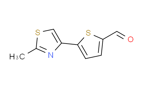 CAS No. 499770-66-0, 5-(2-Methyl-1,3-thiazol-4-yl)-2-thiophenecarbaldehyde