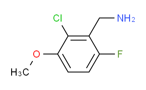 CAS No. 886761-60-0, (2-Chloro-6-fluoro-3-methoxyphenyl)methanamine